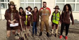Visita do Grupo 262 do Carregado da Associa&ccedil;&atilde;o de Escoteiros de Portugal