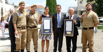 Delegação de Sobreira recebe Medalha de Ouro do Município de Paredes