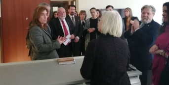 Complexo de Neurointervenção da CVP recebe Ministra